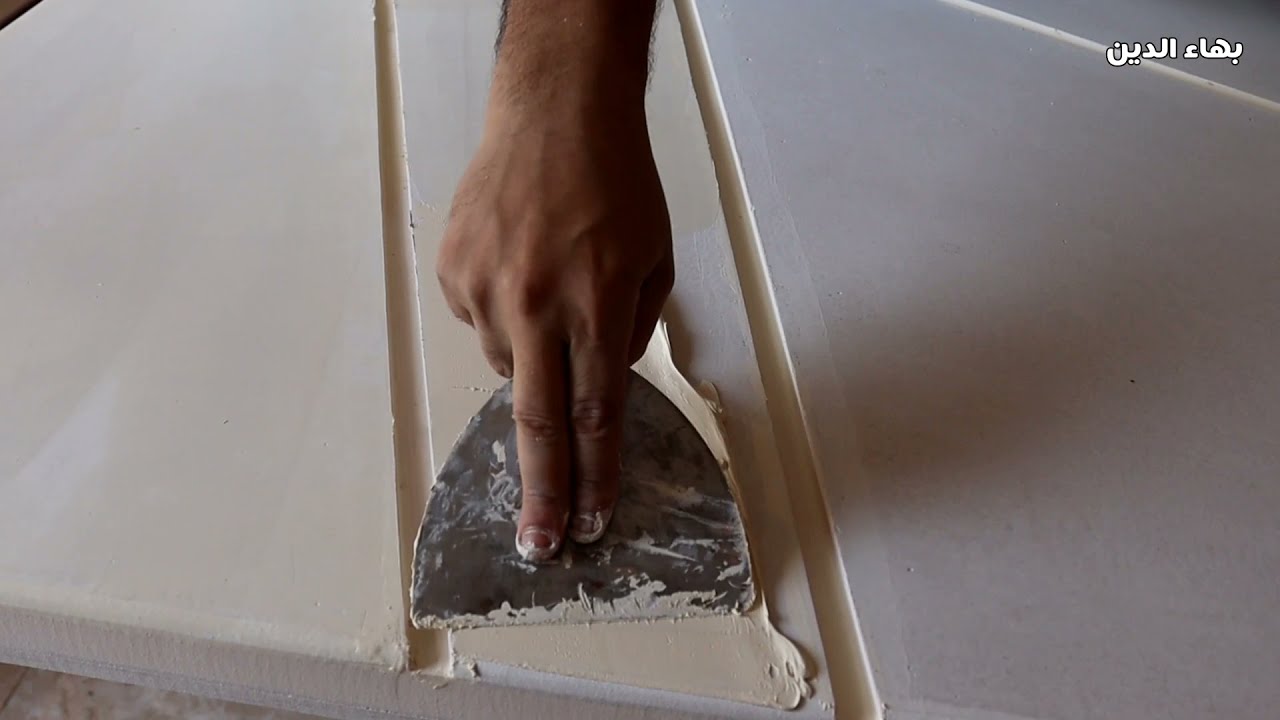 طريقة عمل معجون بلدي ب الغراء الابيض وتعليم سحب المعجون علي الاخشاب (المرحله الثانيه )