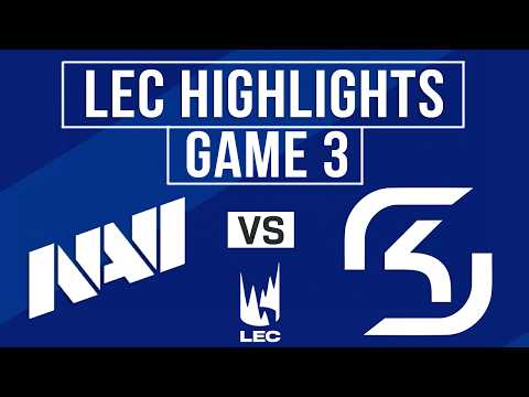 NAVI vs SK Highlights Game 3 | LEC Spring 2026 | Natus Vincere vs SK Gaming