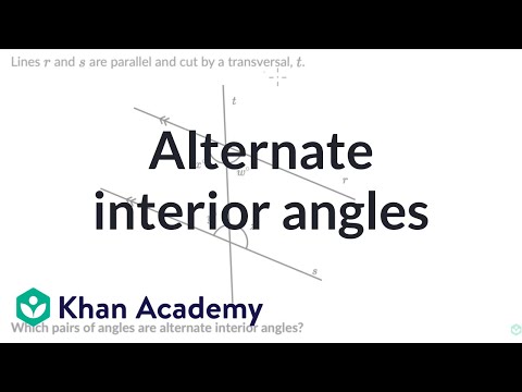 Alternate interior angles | 8th grade math (IM® v.360 aligned) | Khan Academy