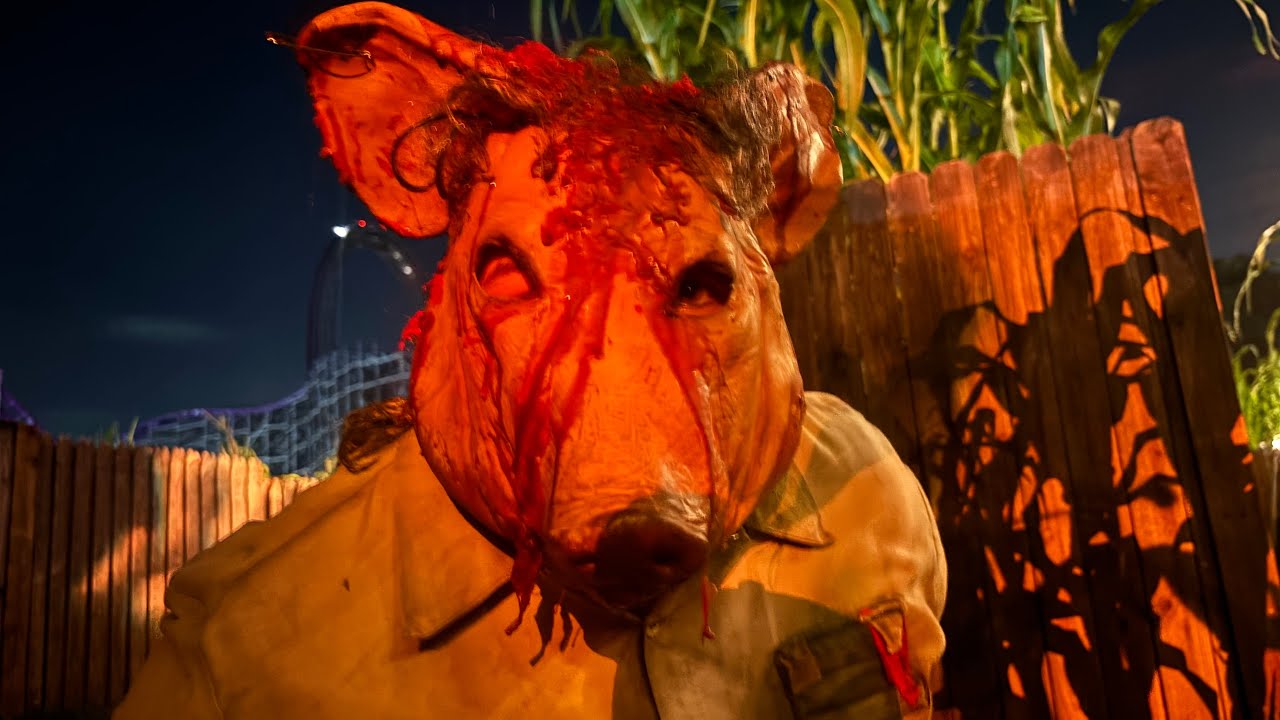 Howl-O-Scream Tampa 2025 COMPLETE WalkThru! All 5 HAUNTED HOUSES + Scare Zones | Opening Night