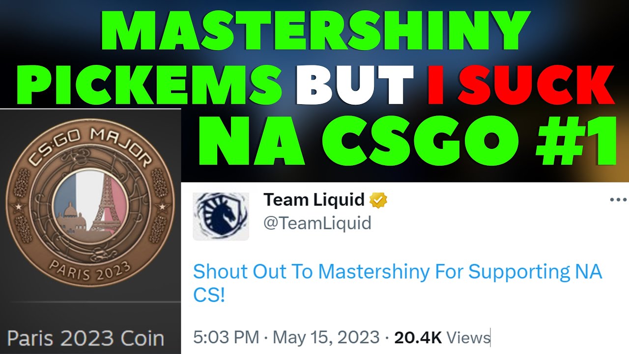 Mastershiny's CHAMPIONS Stage CSGO Pick'Em Predictions (I'm Suckier)