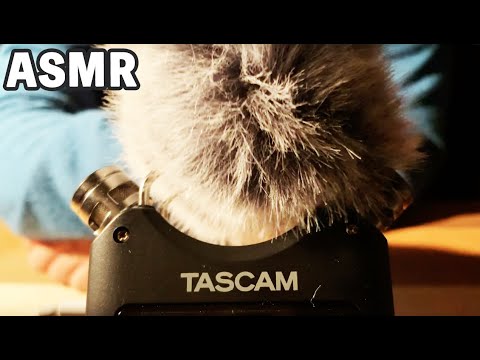 【ASMR】Brushing the mic | Sleeping sounds | Tascam mic Relaxing sound | 睡眠用  (No talking)