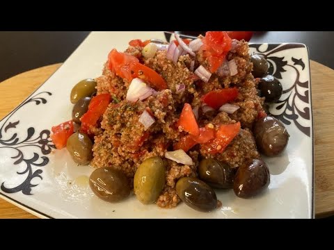 Vegetarian Tomato Bulgur - no cooking necessary!