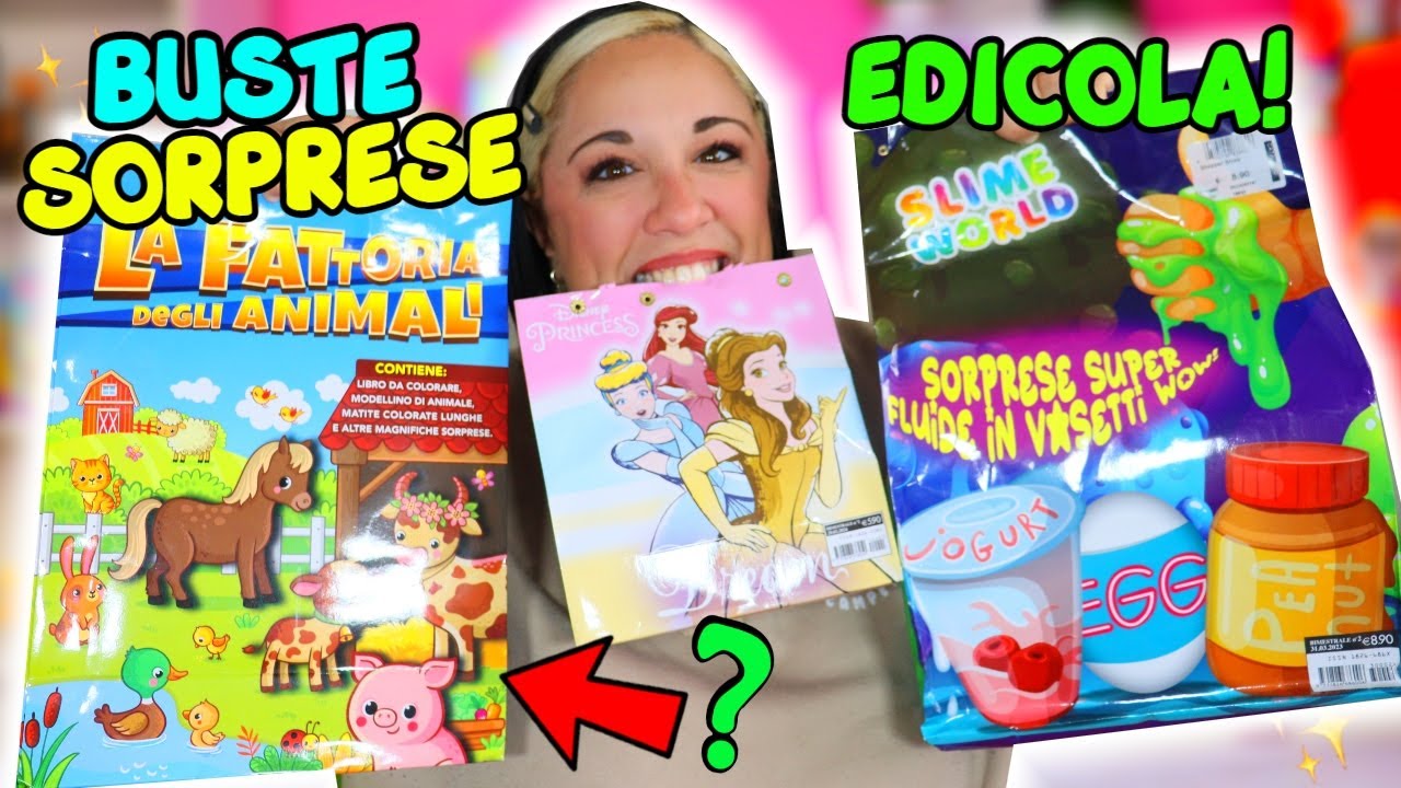 Apro BUSTE MISTERIOSE con SORPRESE comprate IN EDICOLA