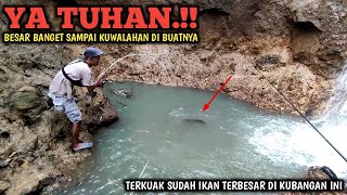 YAKIN KUAT.!! MANCING IKAN TERBESAR DI KUBANGAN INI || GEMETERAN DI BUATNYA SAMPAI LEMAS MINTA AMPUN