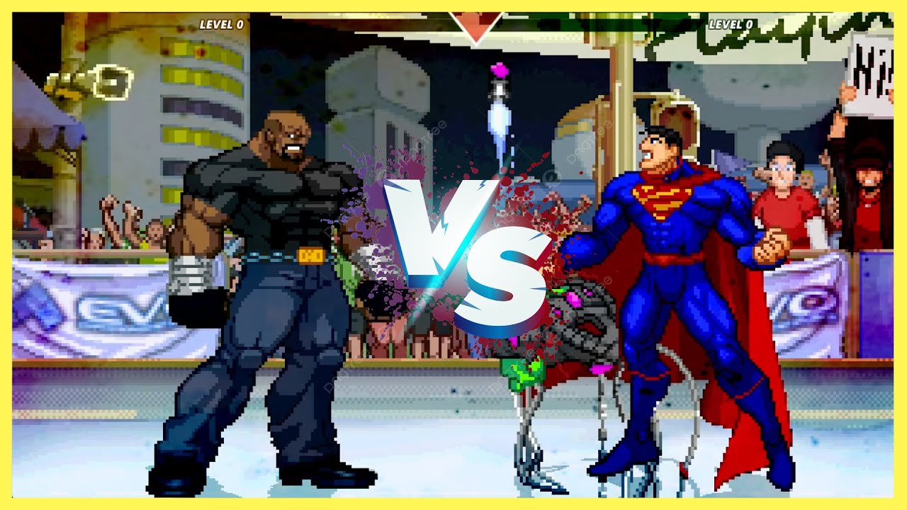 Luke Cage Vs Superman | MARVEL VS DC MUGEN - YouTube
