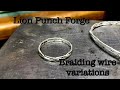 Braiding sterling silver- basic three strand braid and some variations metalsmith tutorials