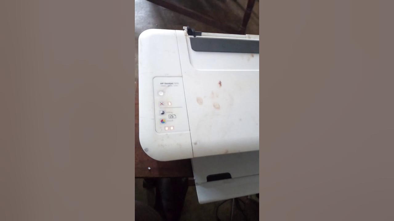 Printer HP Deskjet 1510 fast blinking all lights including power button YouTube