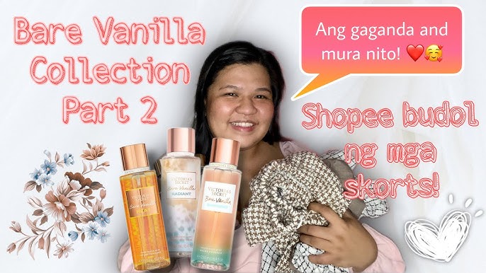 Victoria's Secret Bare Vanilla Collection Part 1 | Bare Vanilla In Bloom | Bare  Vanilla La Creme - YouTube