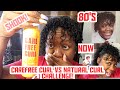 Carefree Curl vs Natural hair Curl Challenge | I dare you!❤ Shocking Results! Jheri Curl