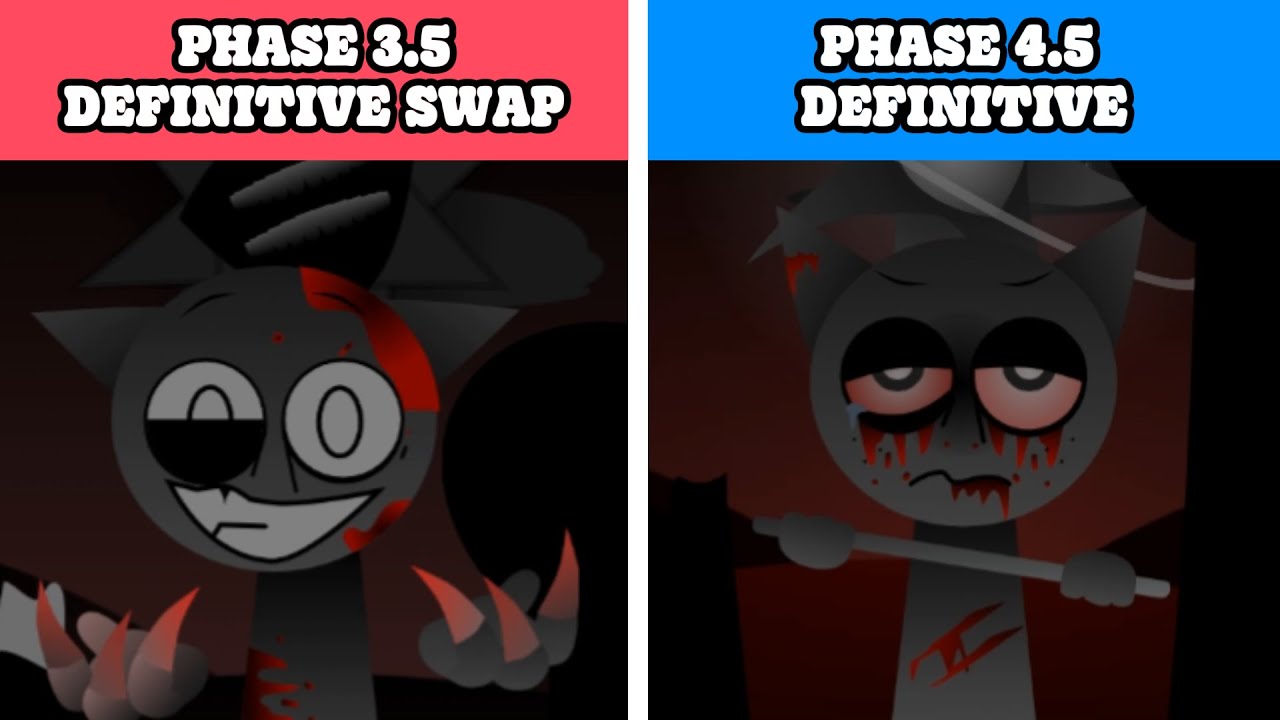 Incredibox Sprunki Phase 3.5 Definitive (Footlong's Take) Swap vs Phase 4.5 Definitive Reanimated