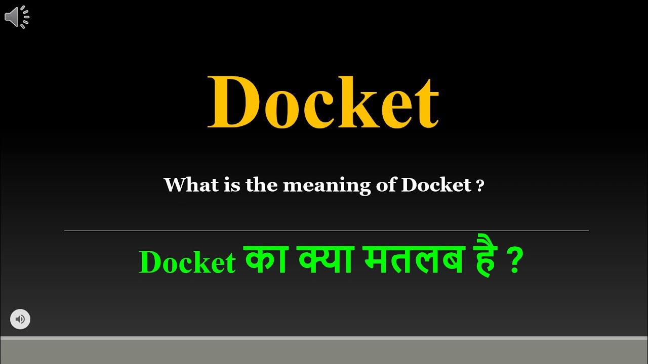 Docket Meaning In Hindi Docket Ka Kya Matlab Hota Hai Daily Use docket-meaning-in-hindi-docket-ka-kya-matlab-hota-hai-daily-use