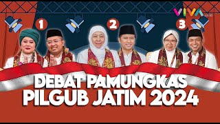 [LIVE] Debat Pamungkas Calon Gubernur dan Wakil Gubernur Jawa Timur 2024