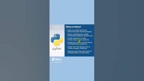 What is Python - Data Science Training in Chennai - kaashiv infotech true review #kaashivvenkat2642