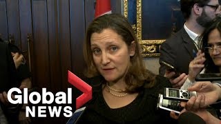 John Mccallums Comments On Meng Wanzhou Inconsistent With Government Freeland