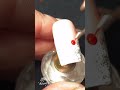 Easy Christmas Nail Art - DIY Glitter French Manicure w/ Mistletoe 💅🎄 #nails #new #christmas #shorts