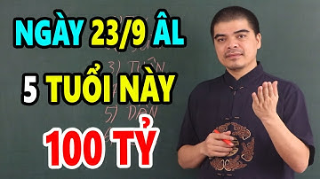 5 Con Giáp May Mắn Đón Tài Lộc Đột Phá Đúng Ngày 23/9 Âm: Tiền Bạc Ào Ạt, Cơ Hội Thành Công Đã Đến