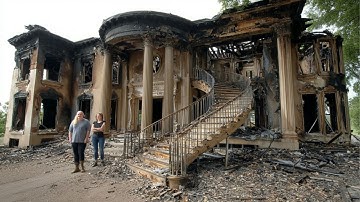 How This Couple Bought a Burned Mansion to Transform It into a Luxurious Home |  @realmikethakur