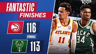 FINAL 4:56 of CRAZY Ending To Game 1 Hawks vs. Bucks 🔥🔥