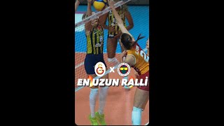 En Uzun Ralli̇ Galatasaray X Fenerbahçe Mücadelesinden