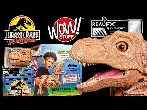 Wow! Jurassic World Park Real FX Baby Blue Dinosaur Animatronic Hand