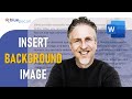 How to Insert Background Image in Word | On All Pages, On One Page or Different Image On Each Page