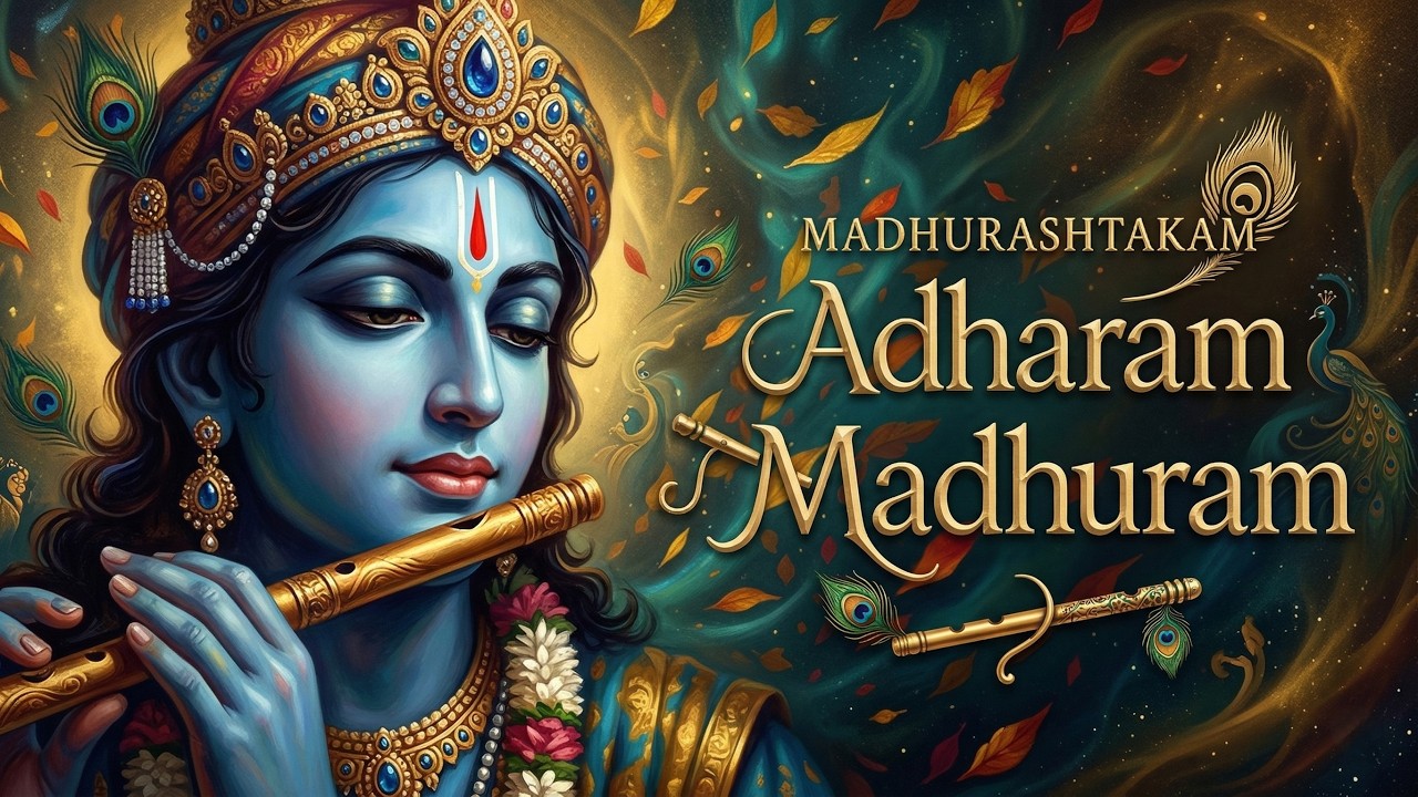 🙏 Madhurashtakam Lofi | Adharam Madhuram | Krishna Bhajan | Soothing ...