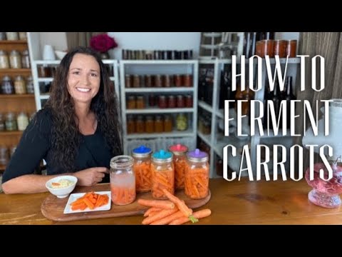 MAKE FERMENTED CARROT STICKS - Ferment Carrots