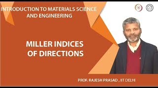 Miller Indices of Directions