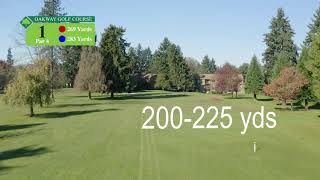 Oakway Golf Course, Hole #1. Eugene, Oregon