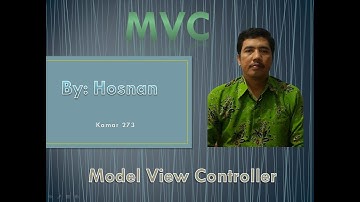 apa itu MVC model view dan controller