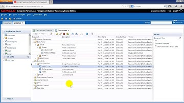 Demo: Documents and tasks - HFM Administrator Training from Keyteach