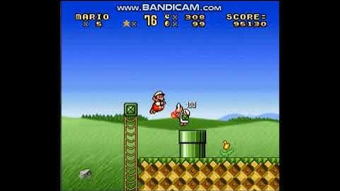 SMW - Panic in the Mushroom Kingdom 2 - World 2 - Green Fields