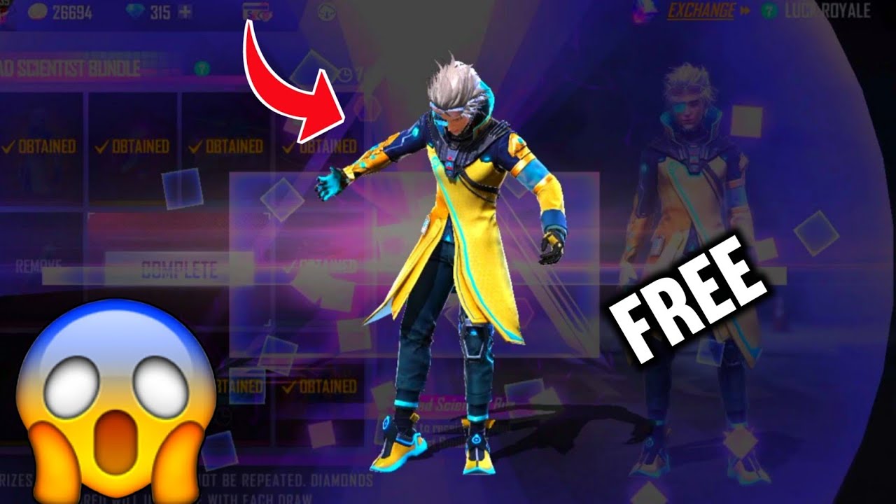 New Faded Wheel Event Free 🤑 | Mad Scientist Bundle In One Spin 😲