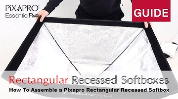 How to Assemble the Pixapro Rectangular Recessed Softboxes (Updated)