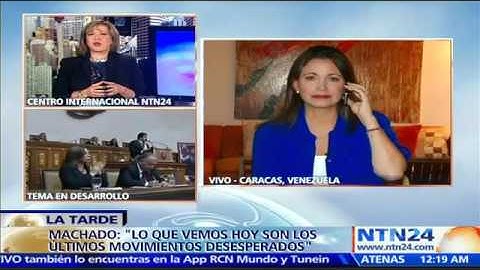 “Estamos viendo los últimos actos desesperados de un régimen en fase terminal”: María Corina Machado