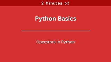 Python Tutorial | Python Operators in 2 Minutes!