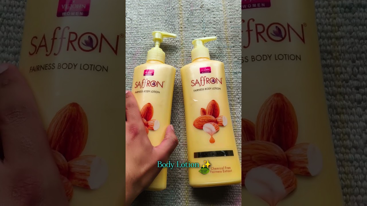 Saffron body lotion review - Budget body lotion