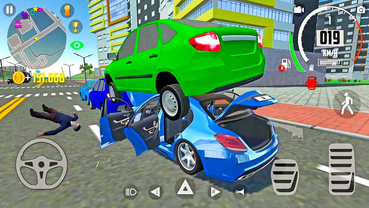 ⁣Car Simulator 2 #21 Crazy Drive! - Car Games Android gameplay