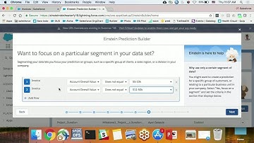 Introduction to Einstein Prediction Builder
