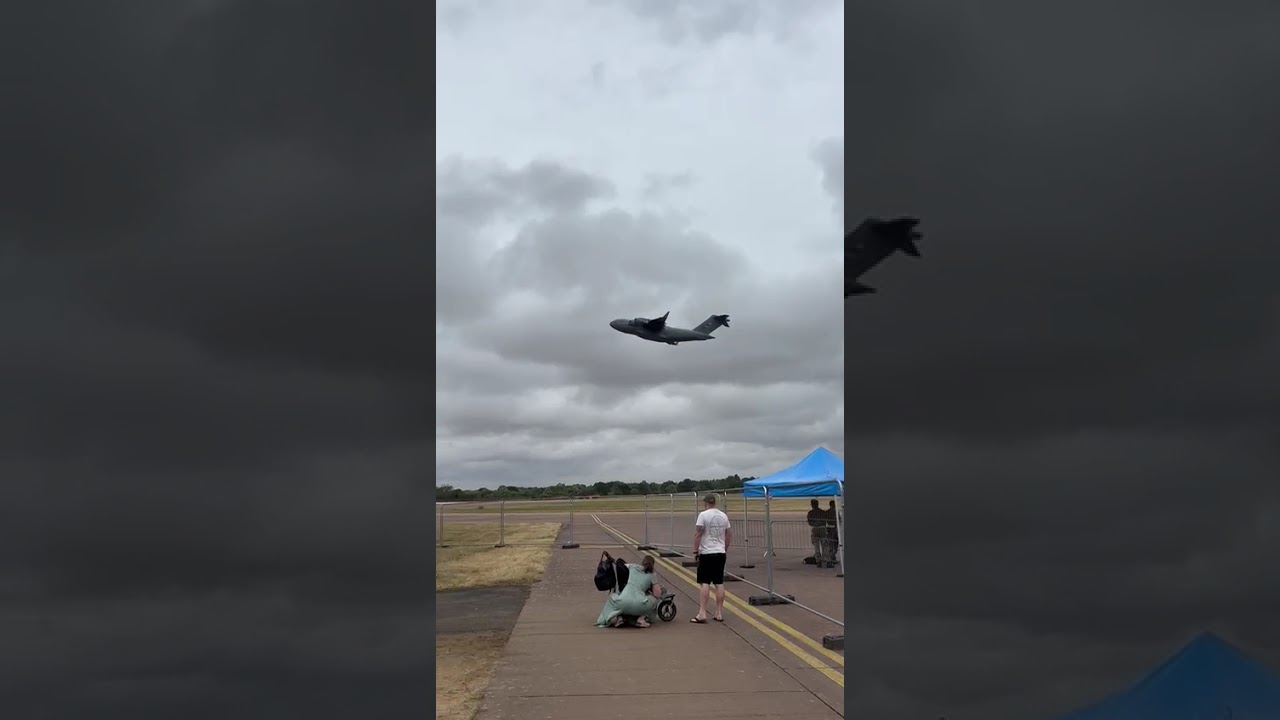 Check out this beast of an aircraft! It was the first one we saw turning up!