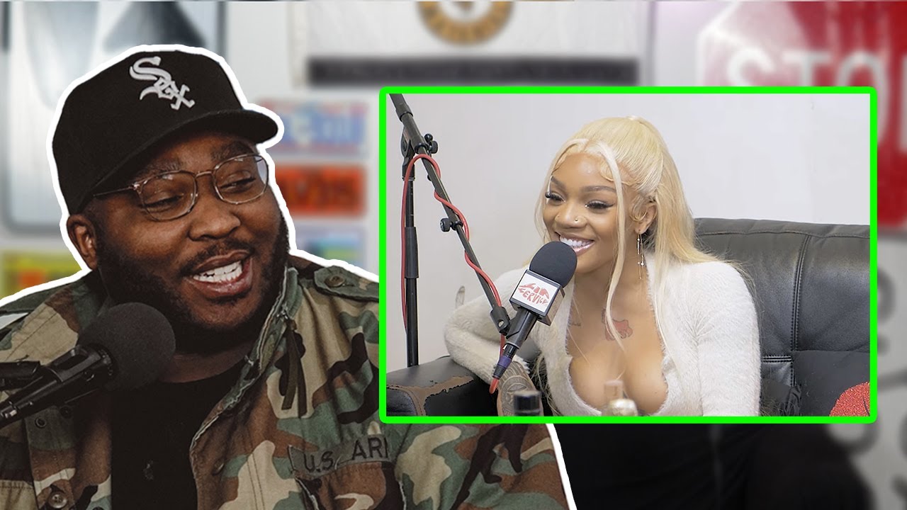 Glorilla likes 🥜 On Her Food 😳| Lip Service Interview Reaction