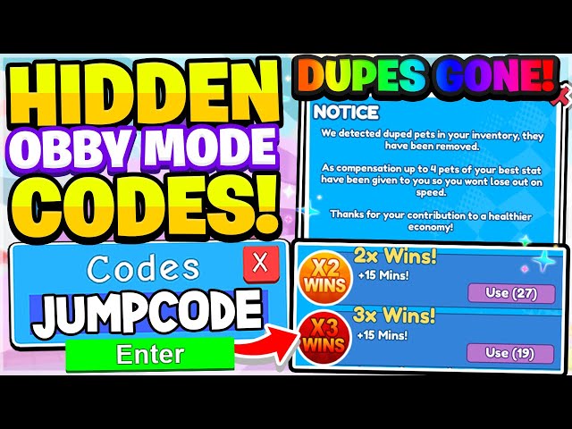 I FOUND THE NEW HIDDEN OBBY MODE BOOST CODES IN ROBLOX RACE CLICKER 