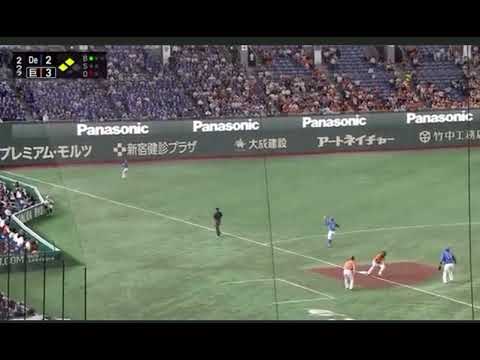 GvsDB6/22DB森敬斗の肩がやばい！佐野⇨森⇨嶺井と繋いで7-6-2のダブルプレー！
