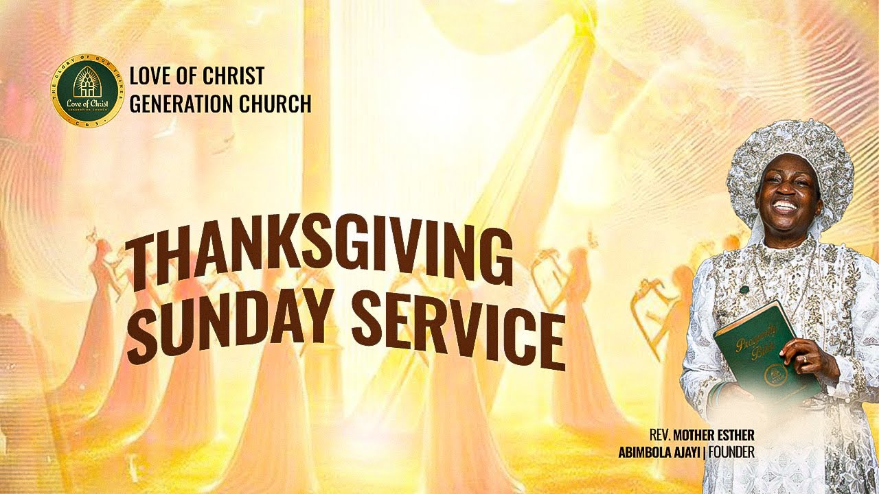 Thanksgiving Sunday Service | January 11th, 2026