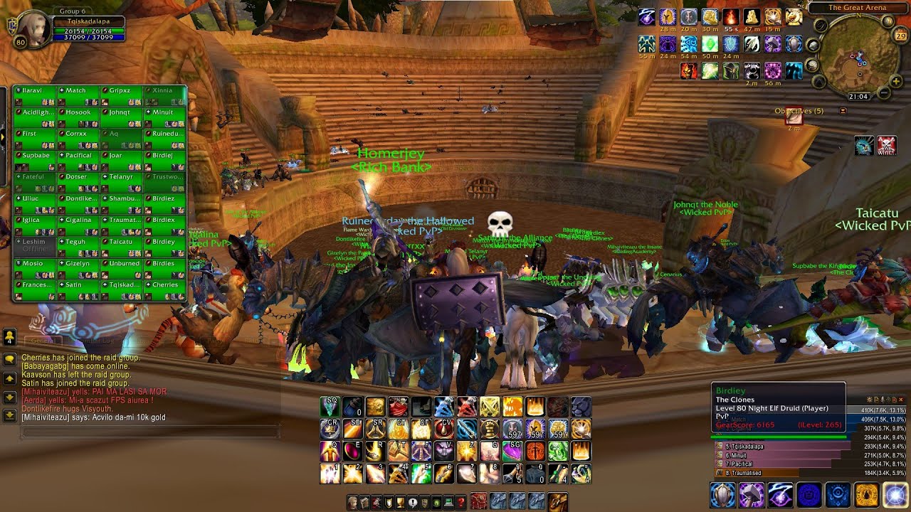 Alliance VS Horde Big Fights For Gurubashi Arena, Dark Portal, Darnassus | Wicked PvP