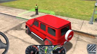TAXI SIM 2020 DRIVING RED G WAGON IN CITY 🌆 06 || TAXI GAMES || MILANOVAR GAMING screenshot 2