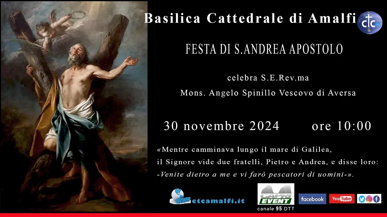 Festa di S. Andrea Apostolo del 30.11.2024 ore 10:00