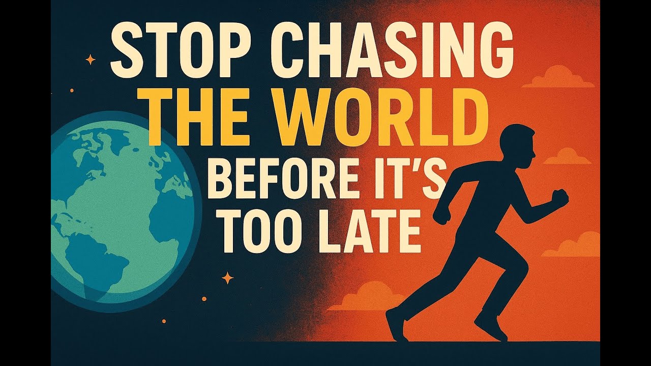 Stop Chasing the World Before It’s Too Late YouTube