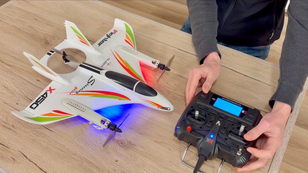 XK X450 VTOL Plane | Unboxing & Test Flights | RCGoing